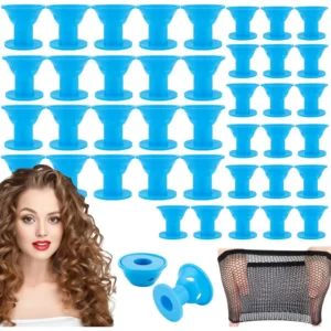 Rizadores De Cabello Sin Calor Cabello Silicona De Pelo 40pc