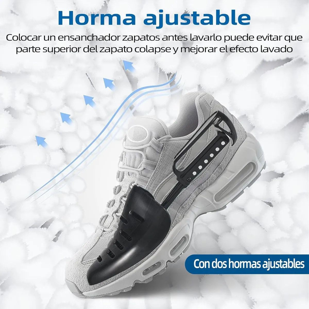 2 Bolsa De Lavado Zapatos,para Lavar Calzado Tennis Lavadora Gris - 图片 5