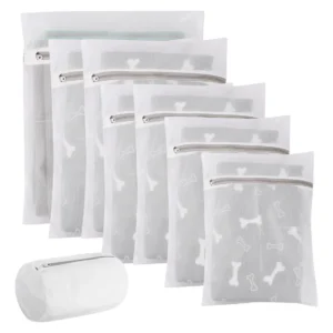 8 Unidades Bolsas De Malla Para La Ropa Reutilizables