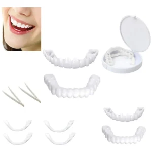 2kit Dientes Postizos Temporal De Silicona Carillas Dentales